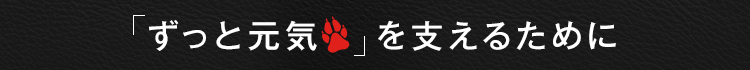 「ずっと元気」を支えるために